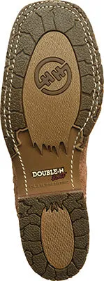 Double H Men's Roughout Red Top Square Toe Boots