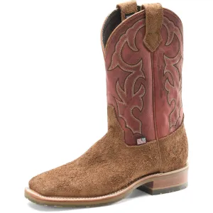 Double H Men's Roughout Red Top Square Toe Boots