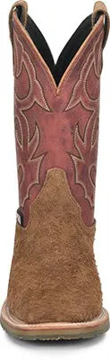 Double H Men's Roughout Red Top Square Toe Boots