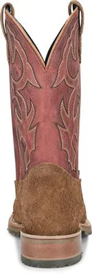 Double H Men's Roughout Red Top Square Toe Boots