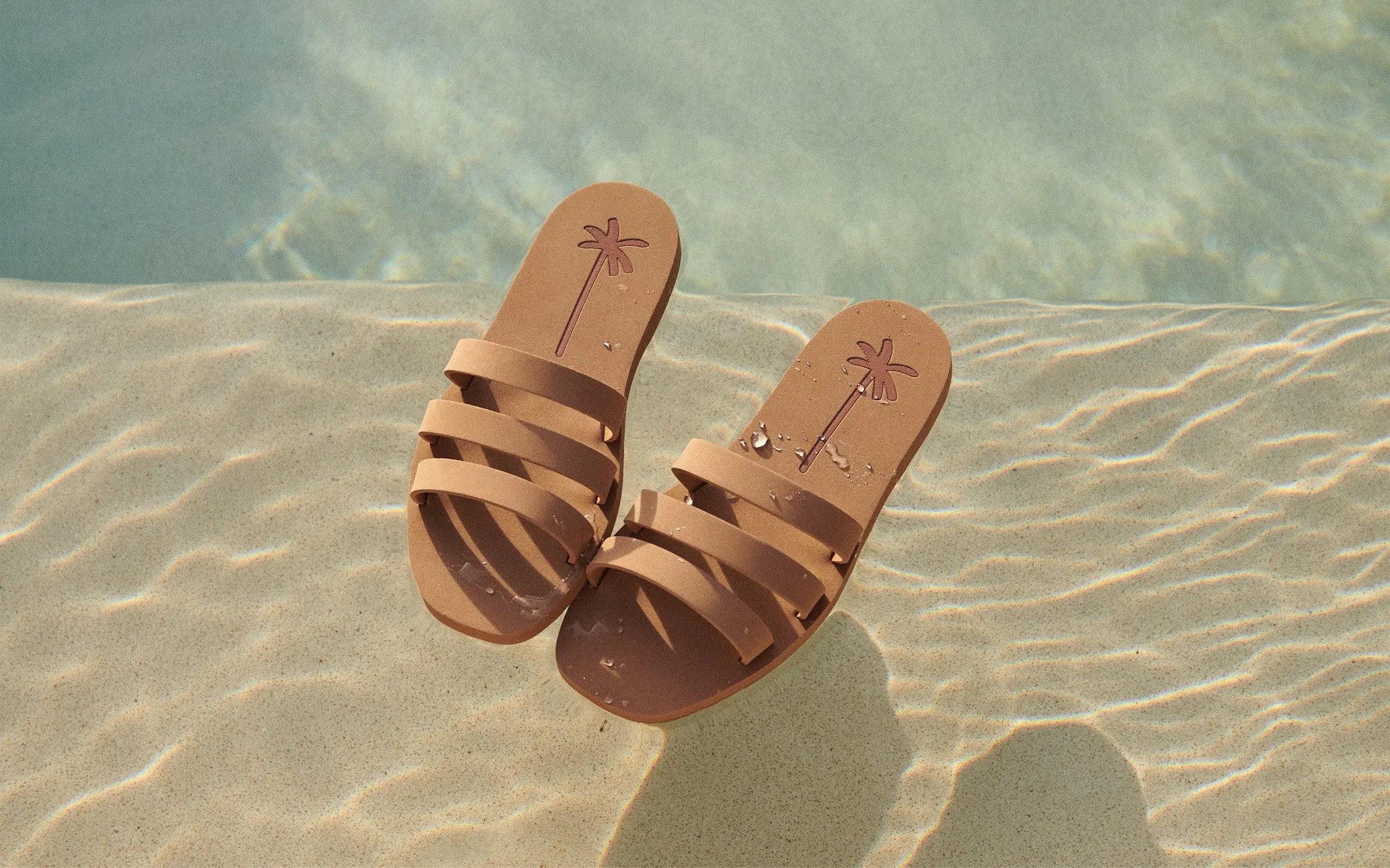 Eva Three Bands|Swim Sandals - R39ED - Honolulu Cuero