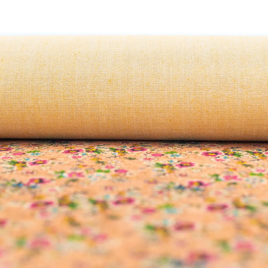 Floral Bunch Cork Fabric- COF-387-A