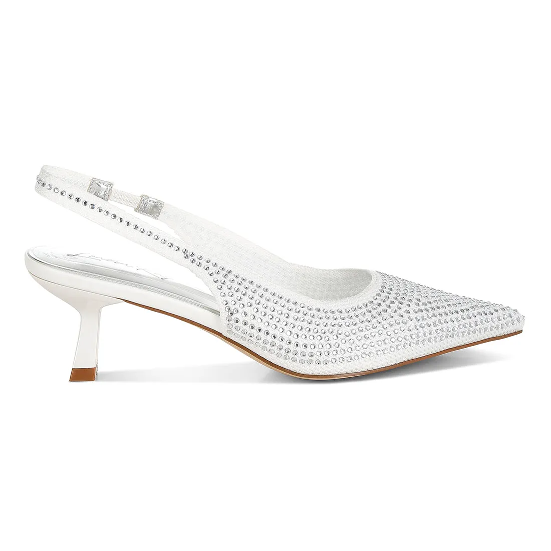 Flyknit Rhinestone Slingback Sandals
