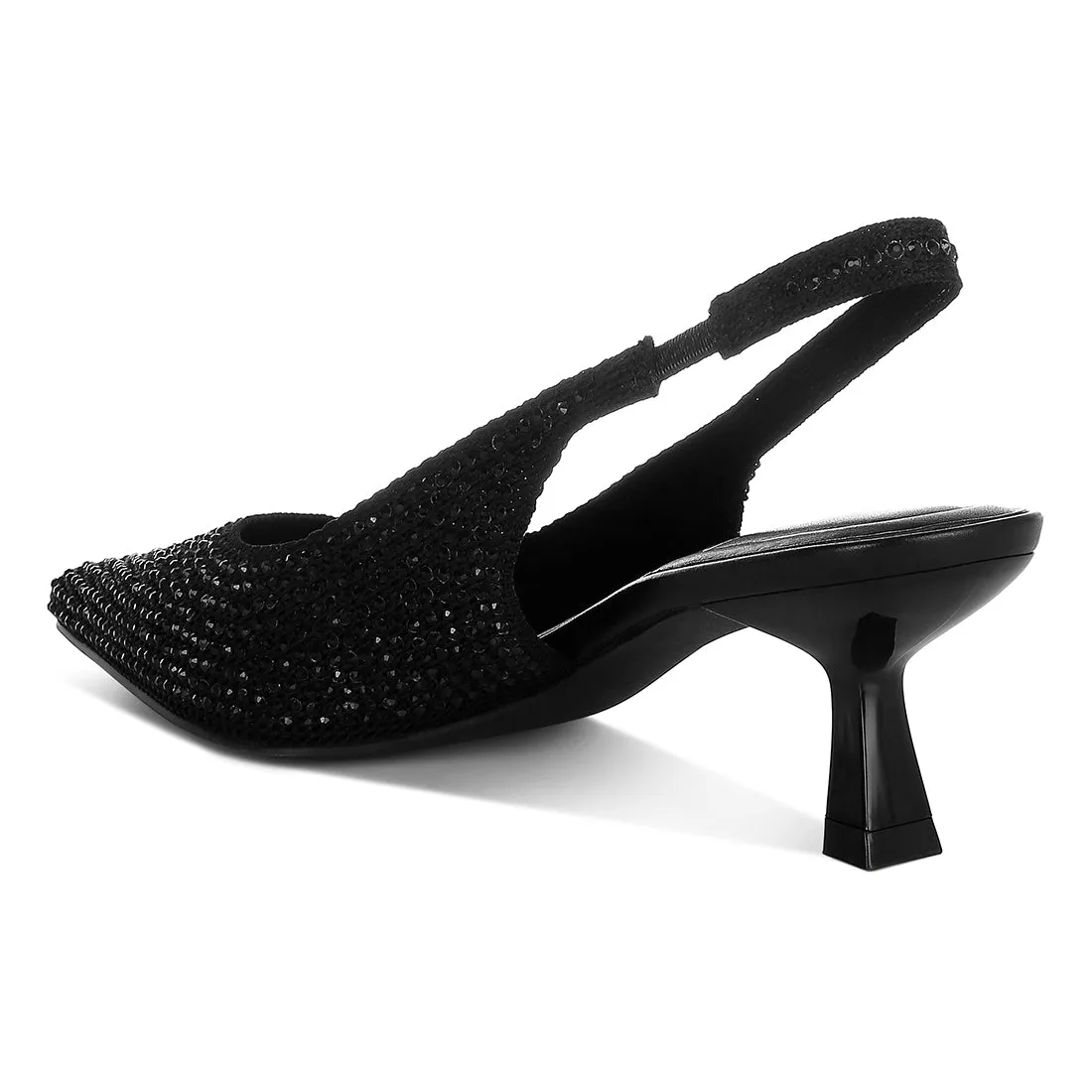 Flyknit Rhinestone Slingback Sandals