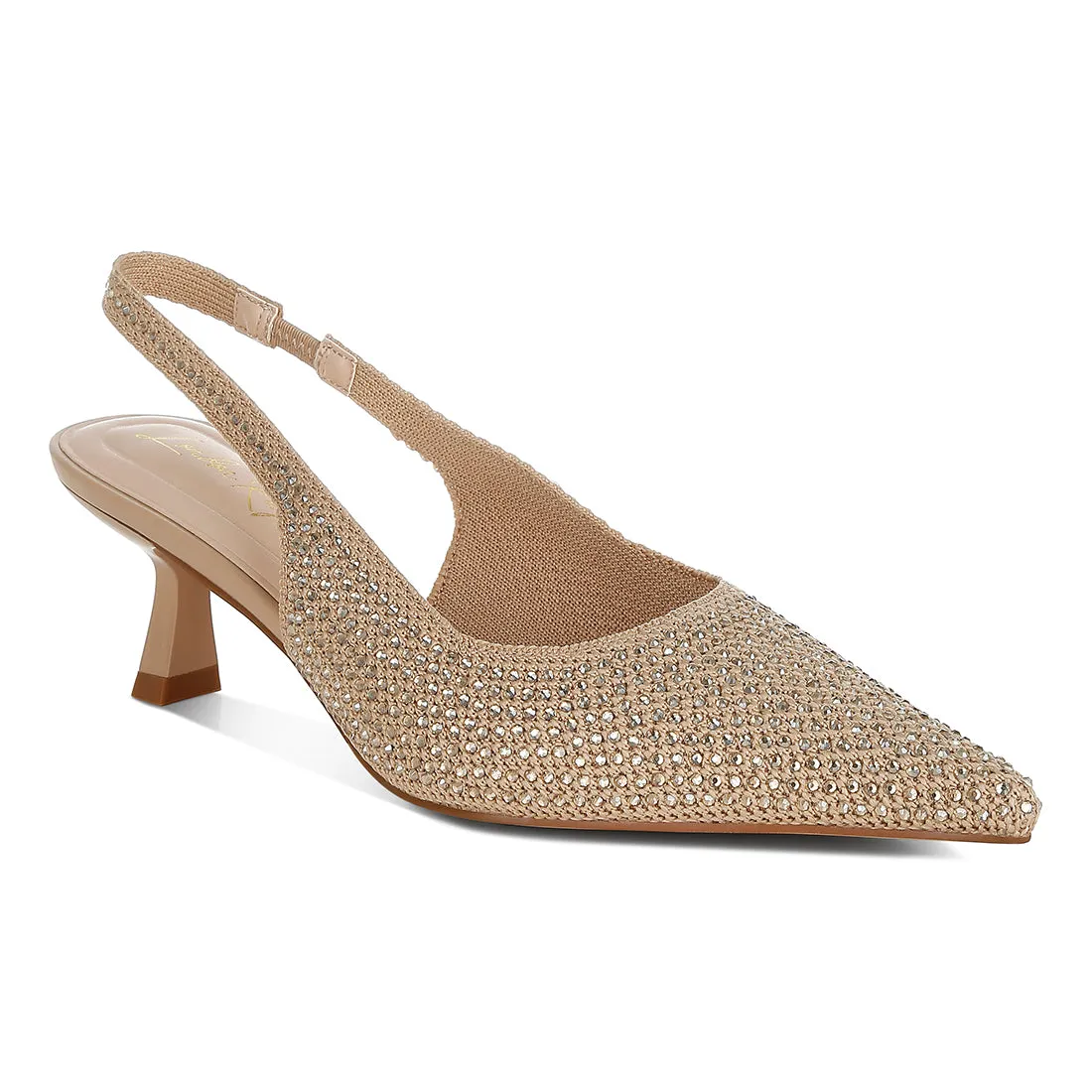 Flyknit Rhinestone Slingback Sandals
