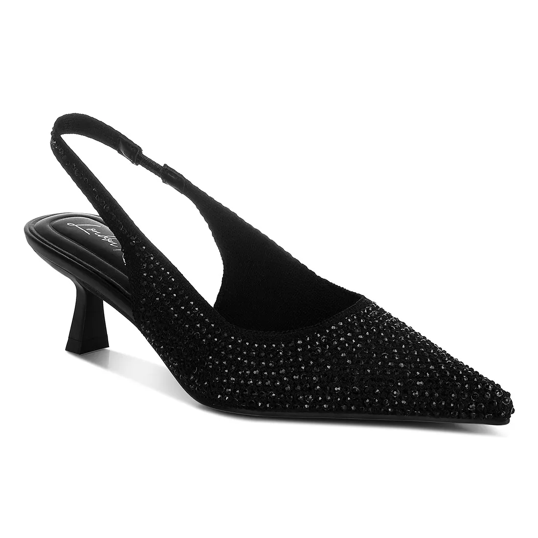 Flyknit Rhinestone Slingback Sandals