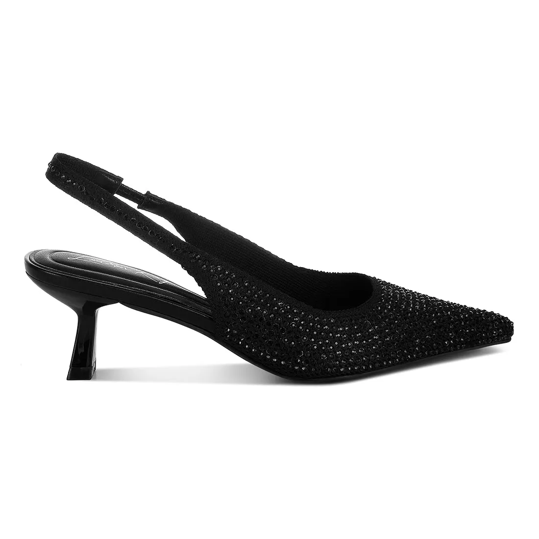 Flyknit Rhinestone Slingback Sandals