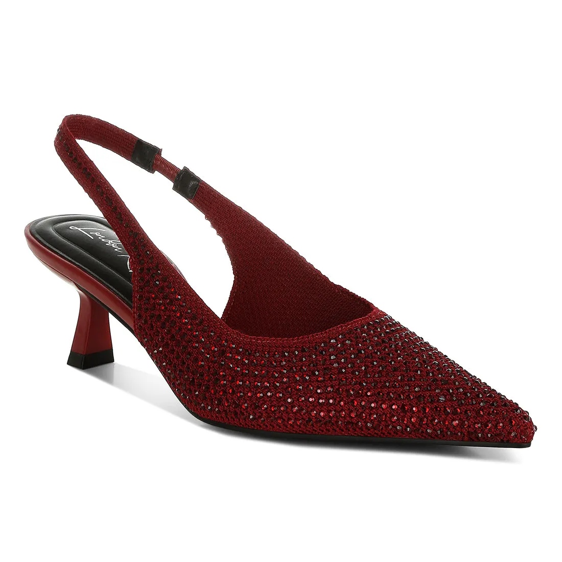 Flyknit Rhinestone Slingback Sandals
