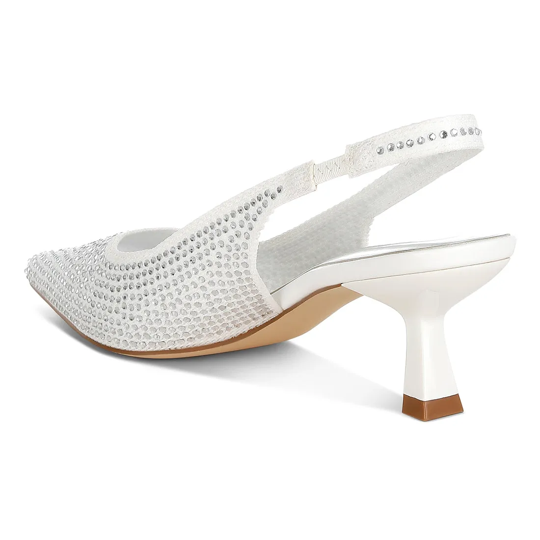 Flyknit Rhinestone Slingback Sandals