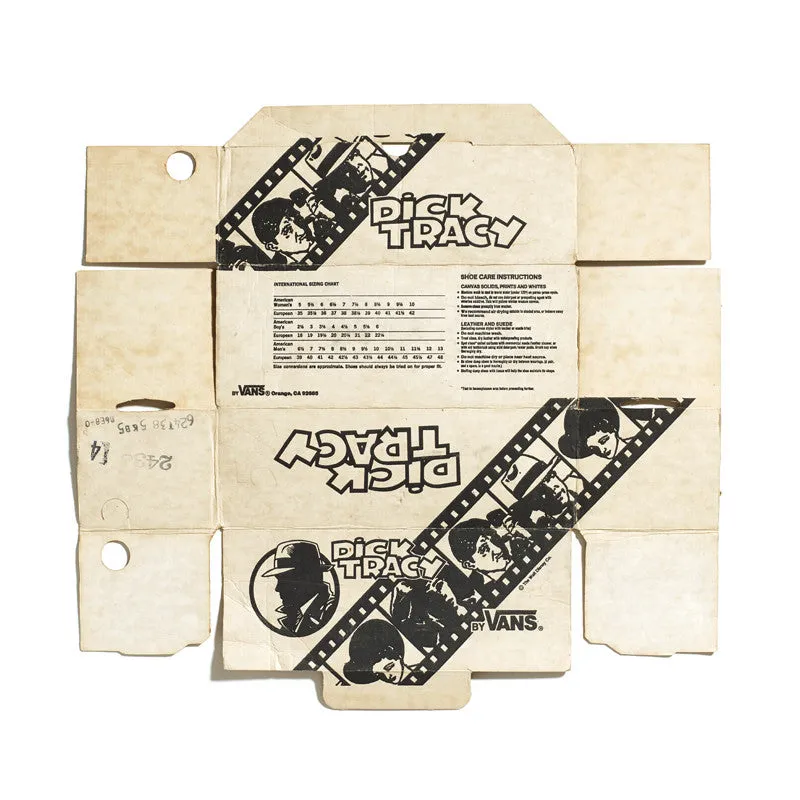 #FLYOFFTHEWALL commemorative box print ¬ vans dick tracy