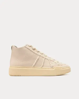 German Canvas Off-White High Top Sneakers