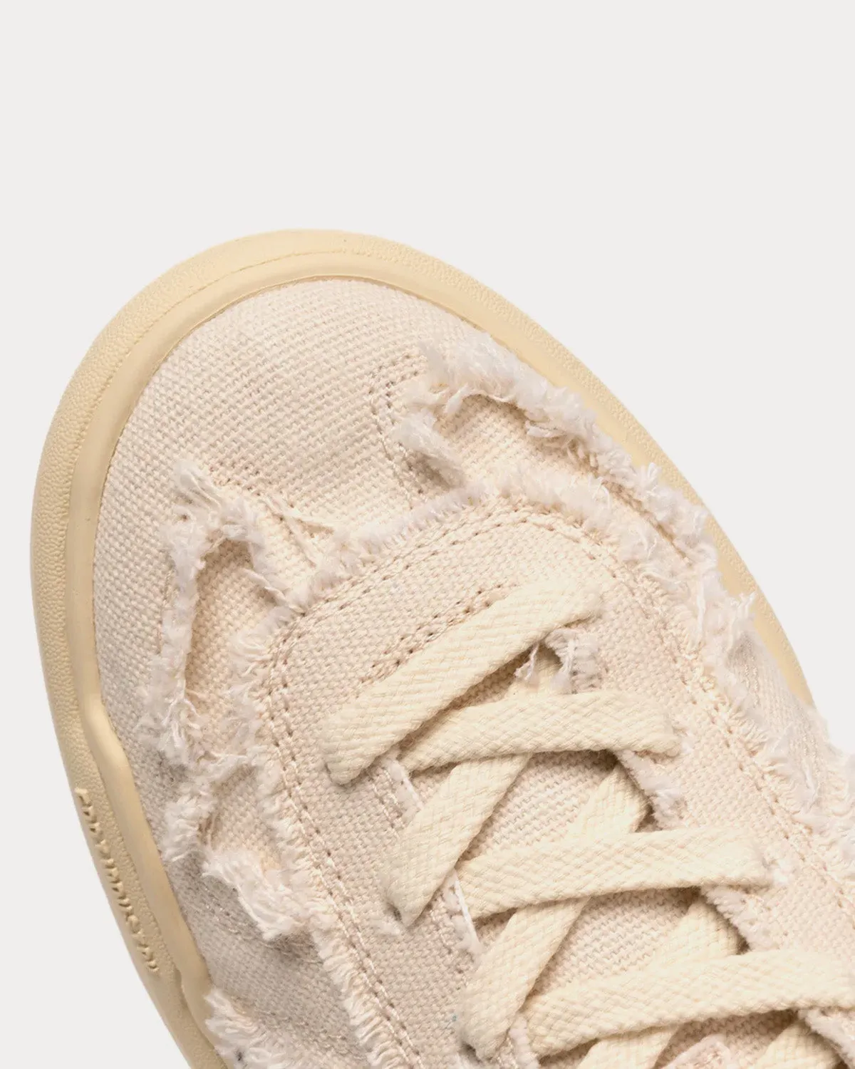 German Canvas Off-White High Top Sneakers