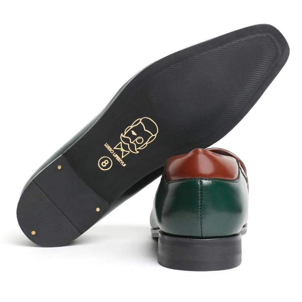 Giovanni - Green Horsebit Slip On