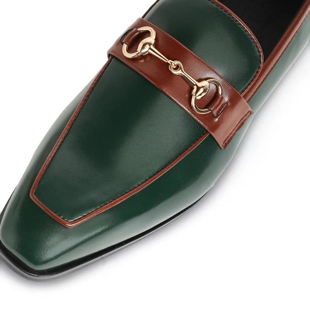 Giovanni - Green Horsebit Slip On
