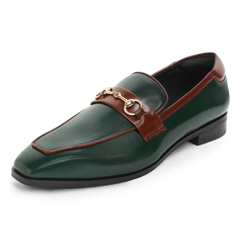 Giovanni - Green Horsebit Slip On