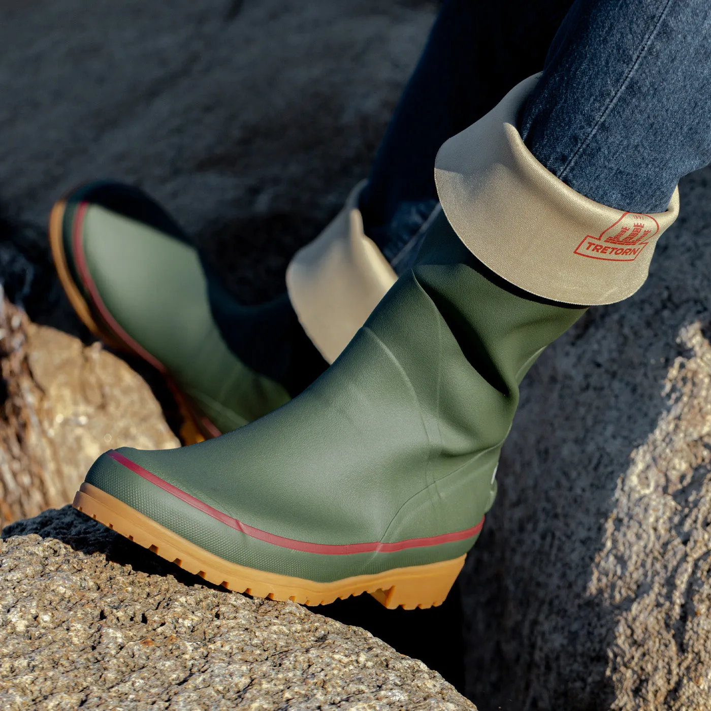 Green Sarek 72 Rubber Boots