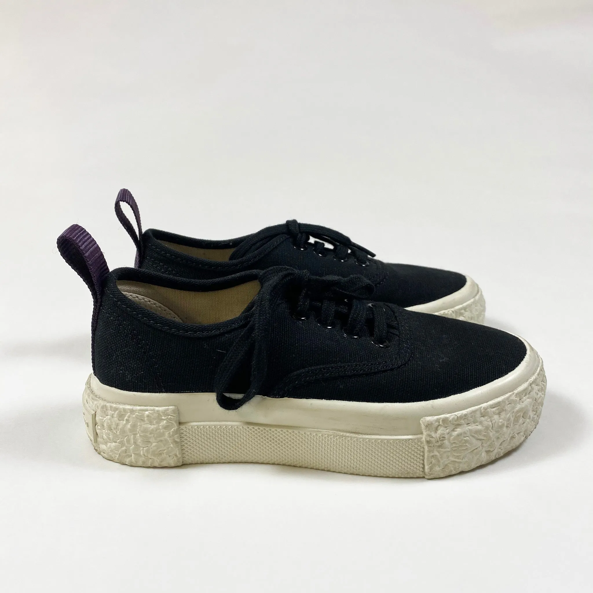 H&M x eytys black canvas sneakers 29
