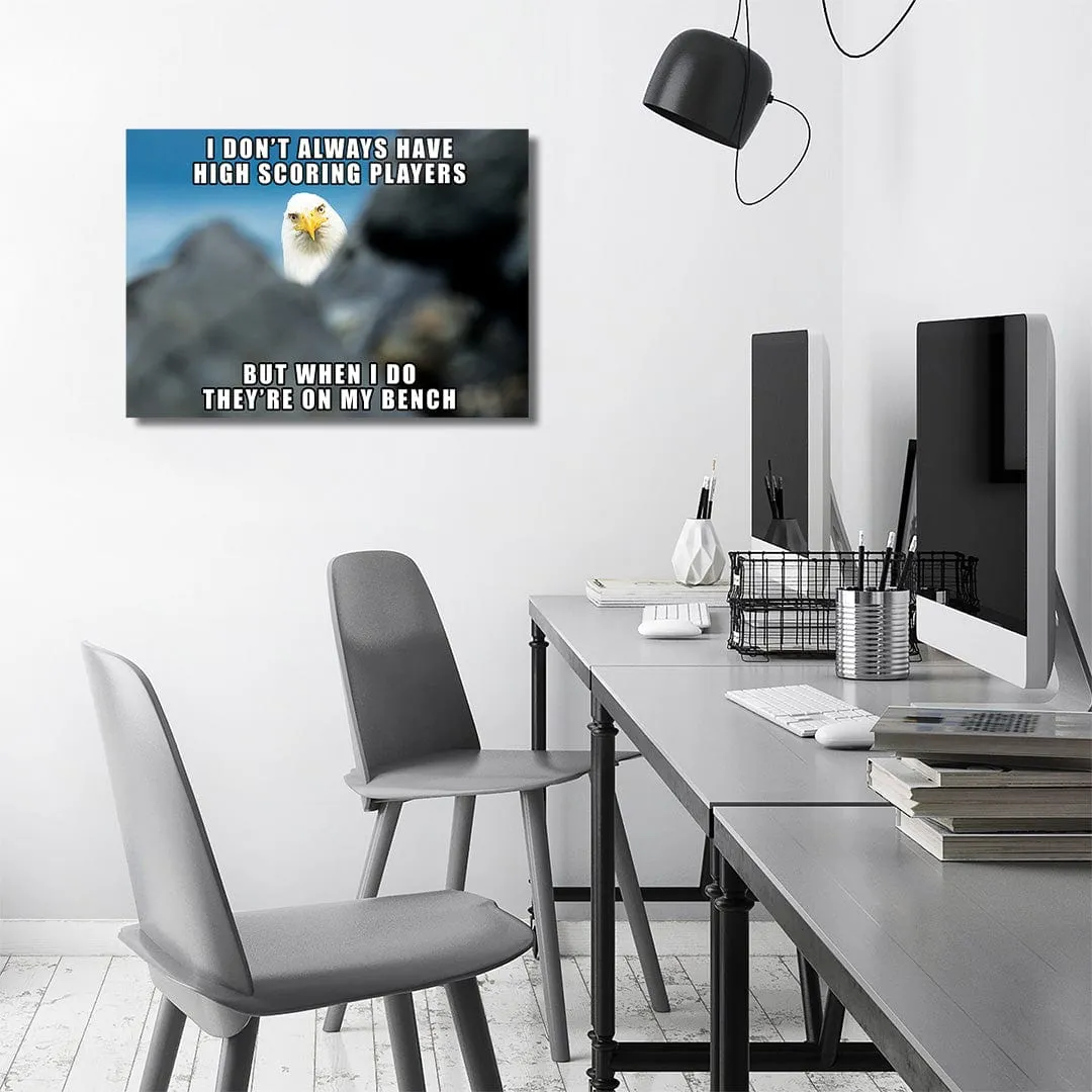High Scoring Players - Metal Wall Art