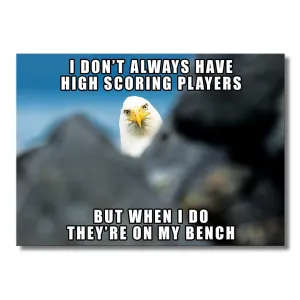 High Scoring Players - Metal Wall Art