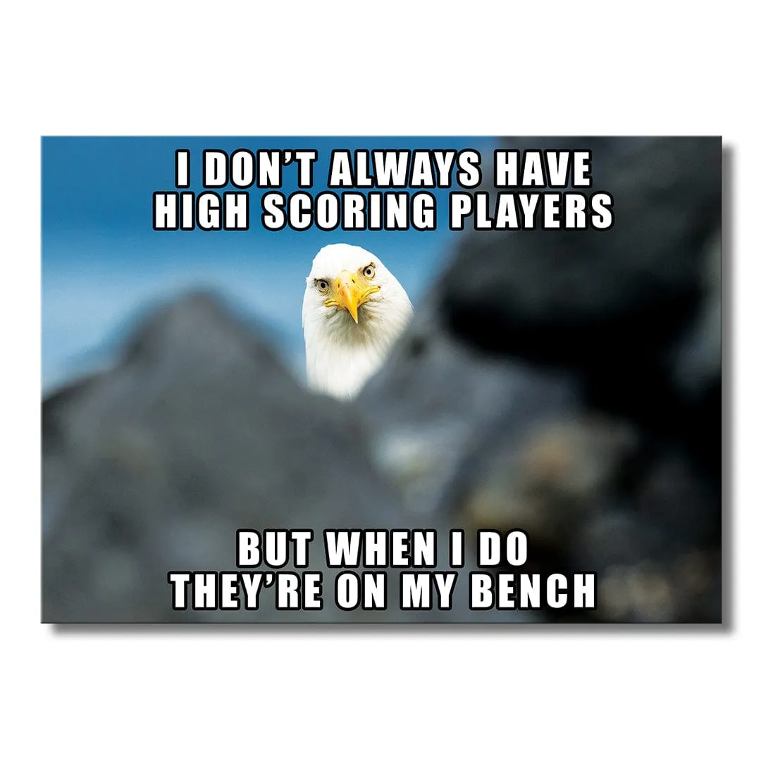 High Scoring Players - Metal Wall Art