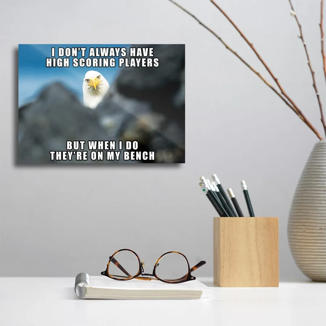 High Scoring Players - Metal Wall Art