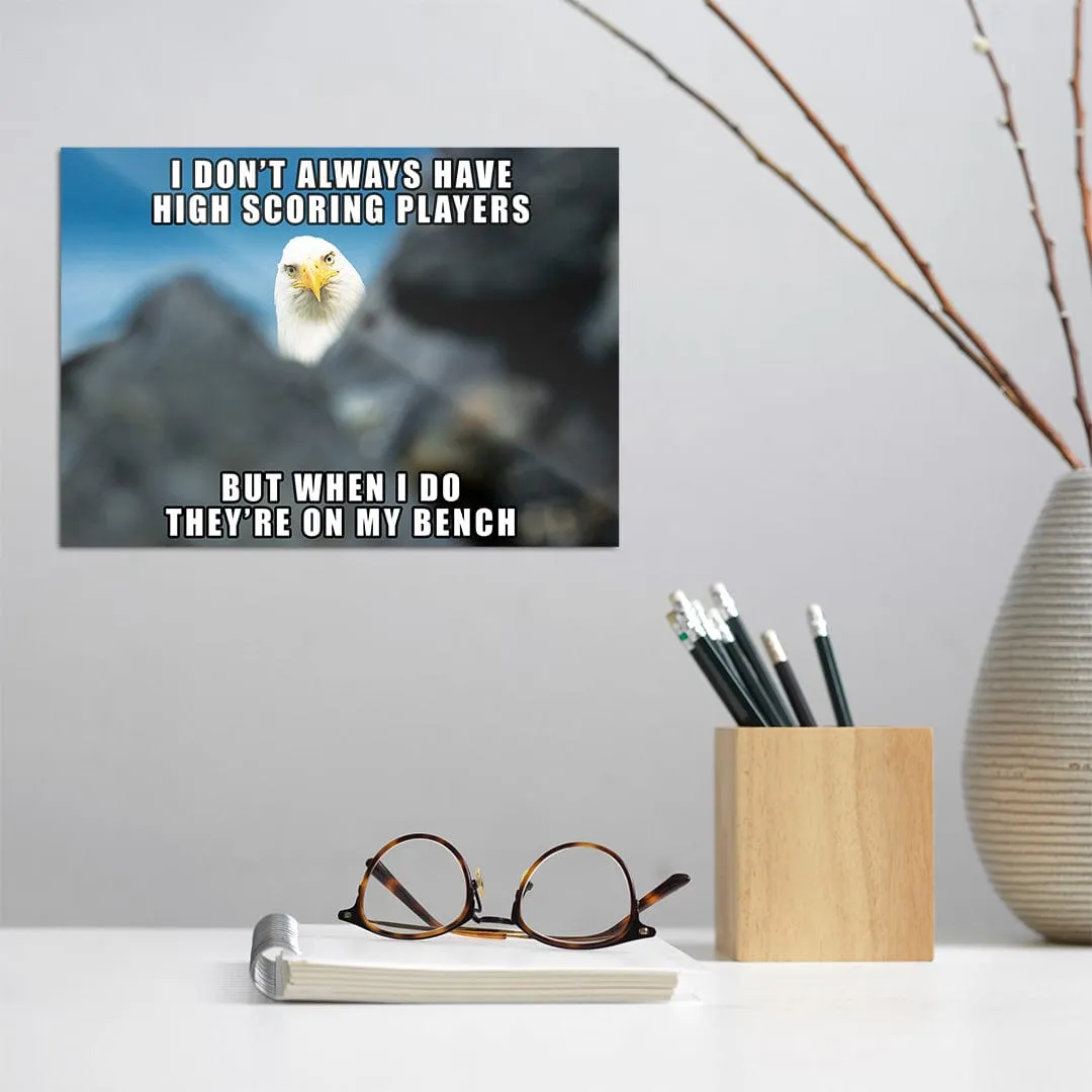 High Scoring Players - Metal Wall Art