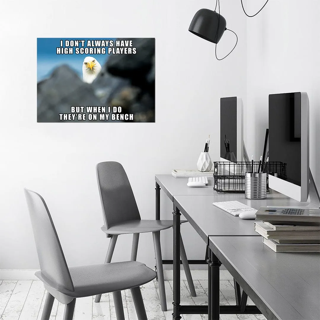 High Scoring Players - Metal Wall Art