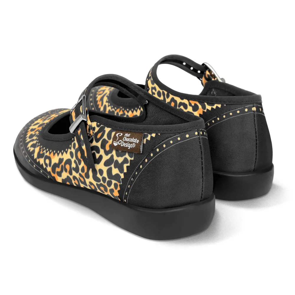 Hot Chocolate Design Classic Brogue - Leopard - LAST SIZE US5/VZ35