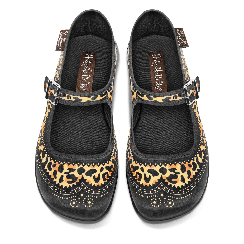 Hot Chocolate Design Classic Brogue - Leopard - LAST SIZE US5/VZ35