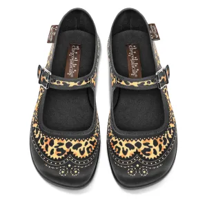 Hot Chocolate Design Classic Brogue - Leopard - LAST SIZE US5/VZ35