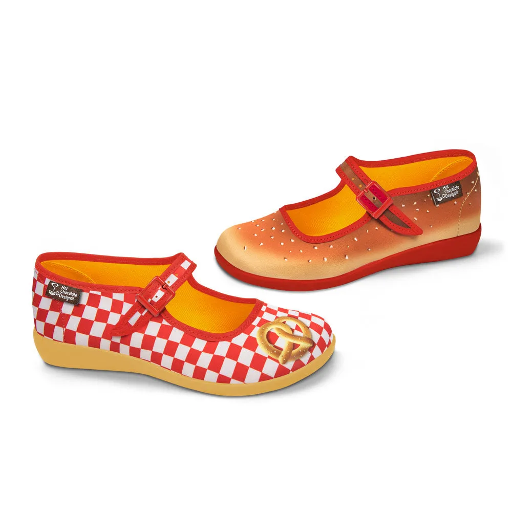 Hot Chocolate Design Pretzel Flats