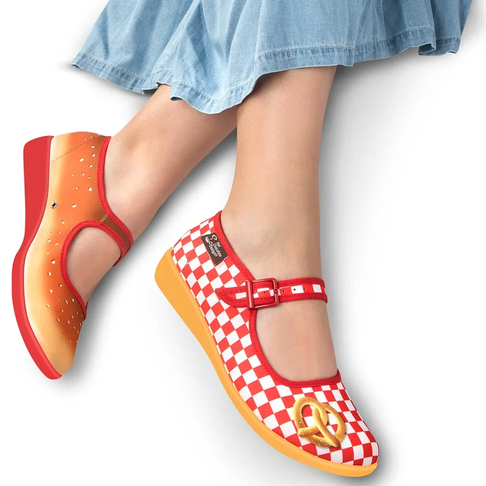 Hot Chocolate Design Pretzel Flats