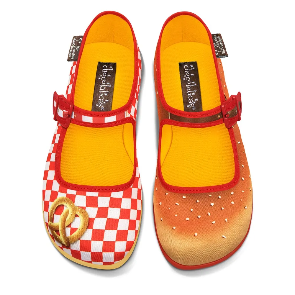 Hot Chocolate Design Pretzel Flats