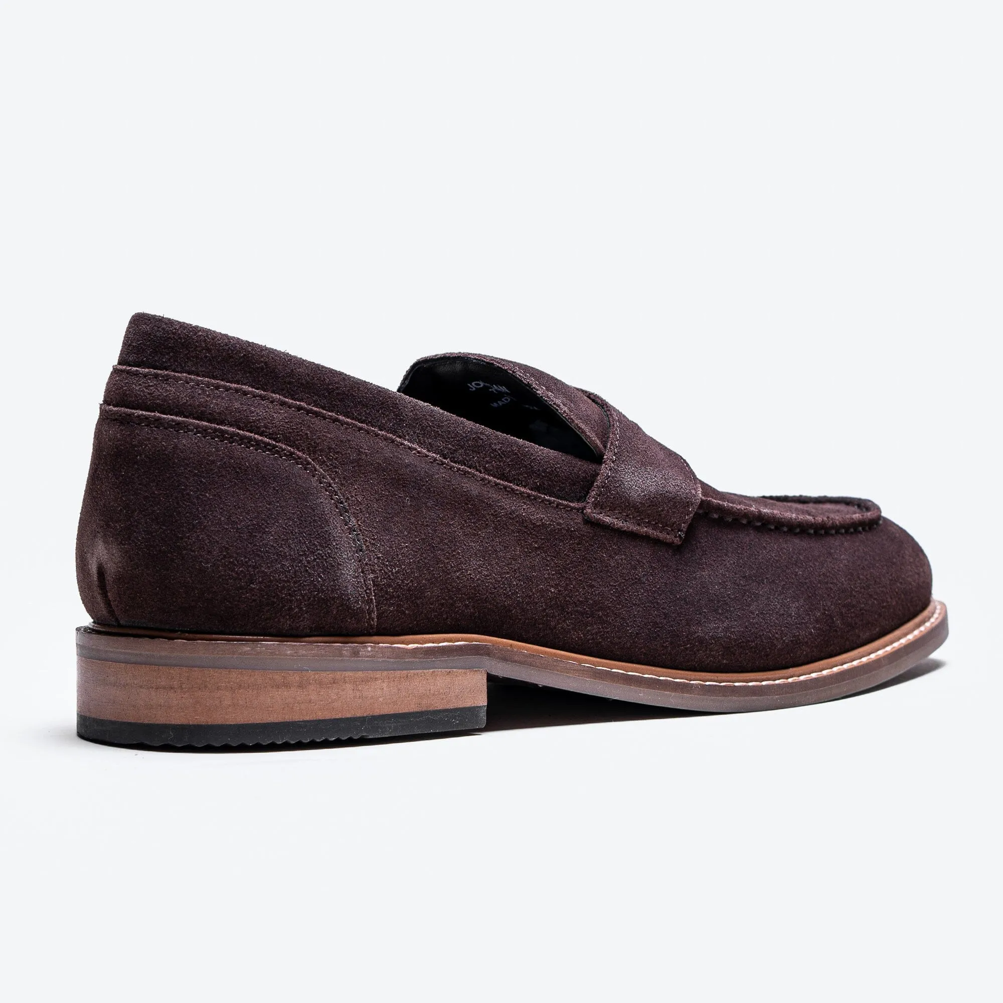 Jordan Brown Suede Loafers