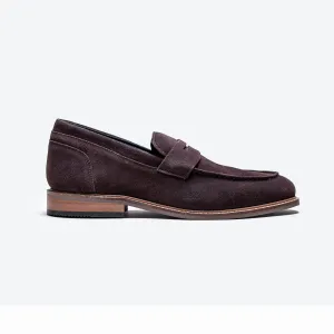 Jordan Brown Suede Loafers