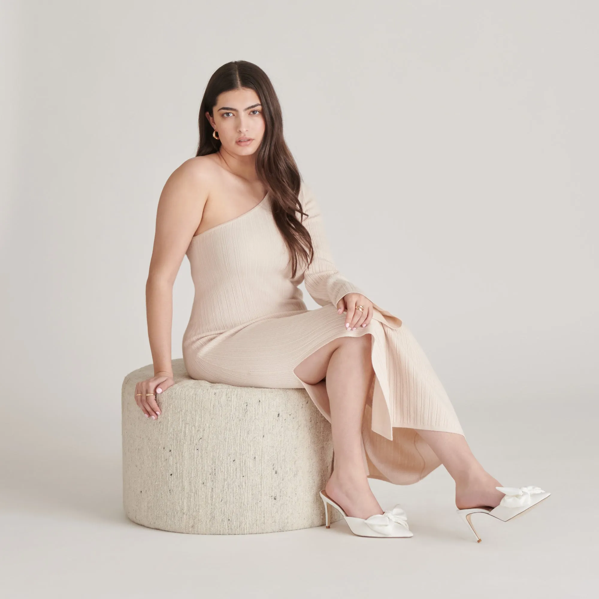 KAYLI PEARL HEELS VANILLA PEARLS