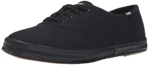 Keds Women's Champion Original Canvas Sneaker, Black/Black,8.5 M US