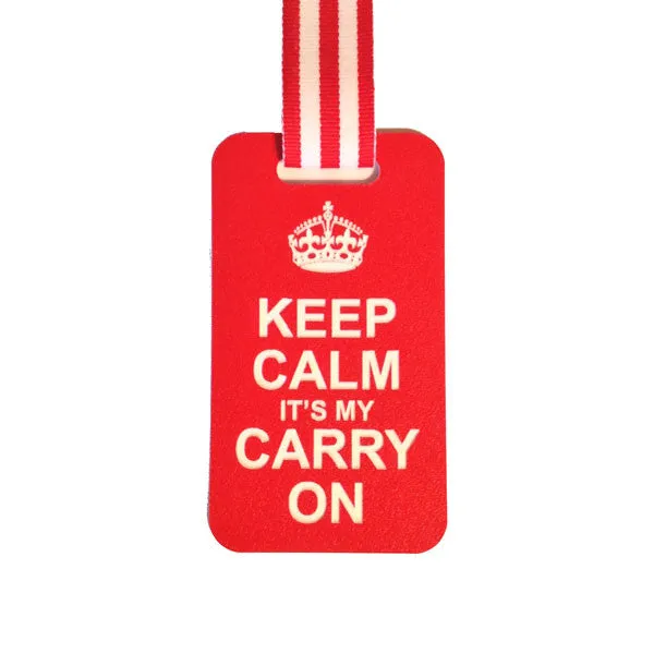 Keep Calm Luggage Tag