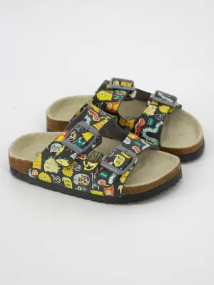 Kids Boy Graphic Printed Slide,Multi