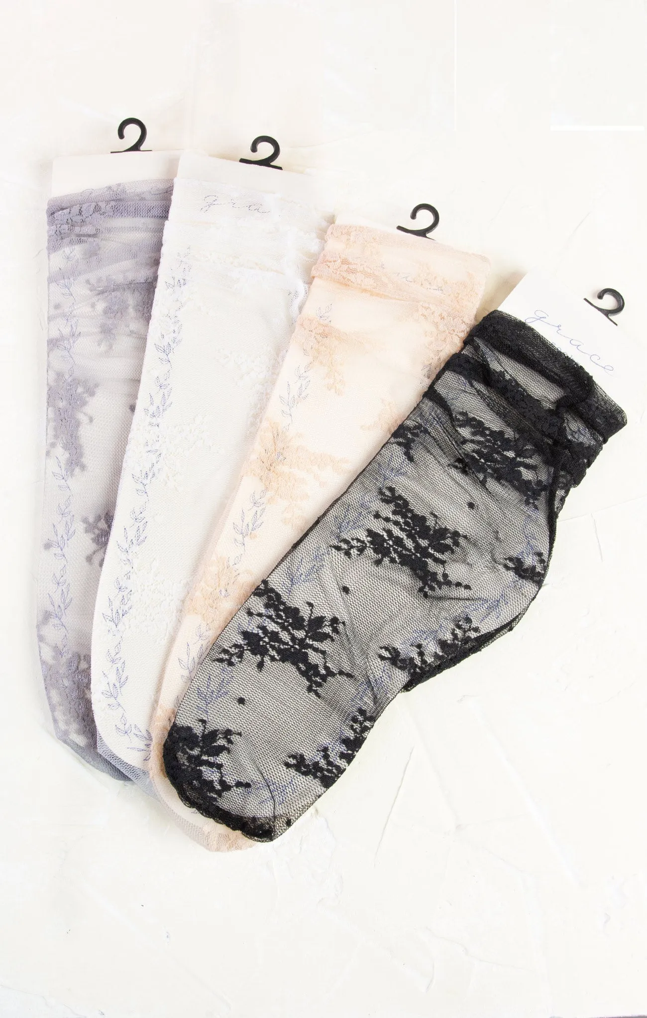 Lacey Mesh Sock