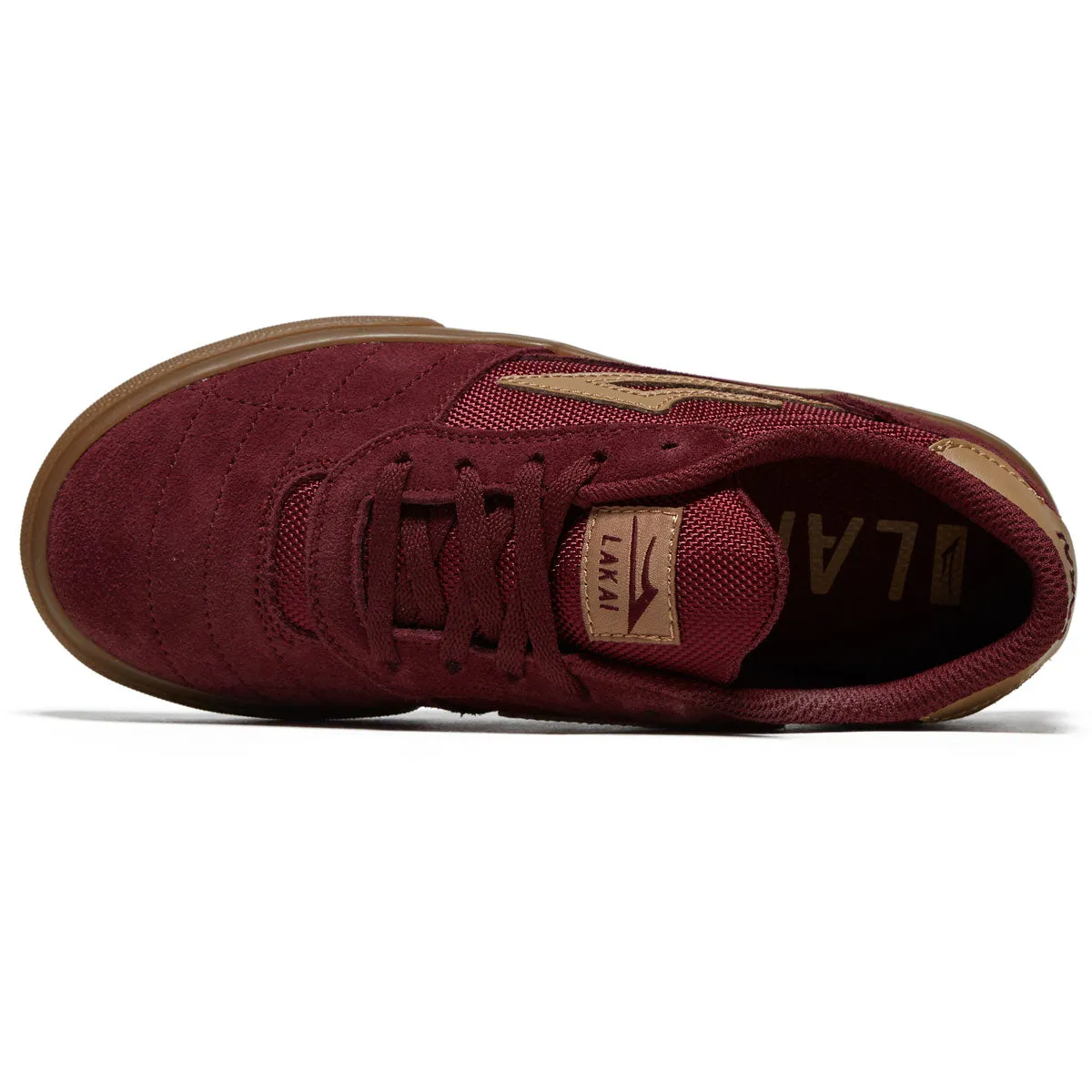 Lakai Youth Cambridge Shoes - Burgundy Suede