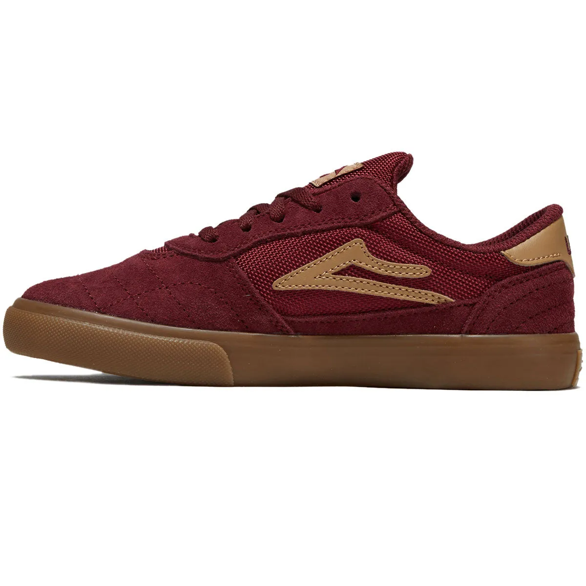 Lakai Youth Cambridge Shoes - Burgundy Suede