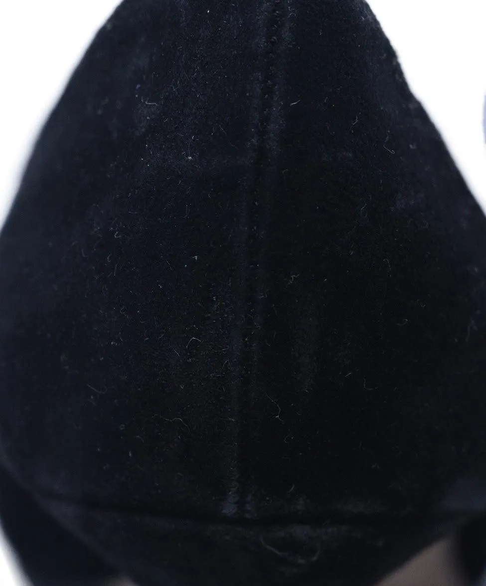Manolo Blahnik Black Suede Heels sz 11