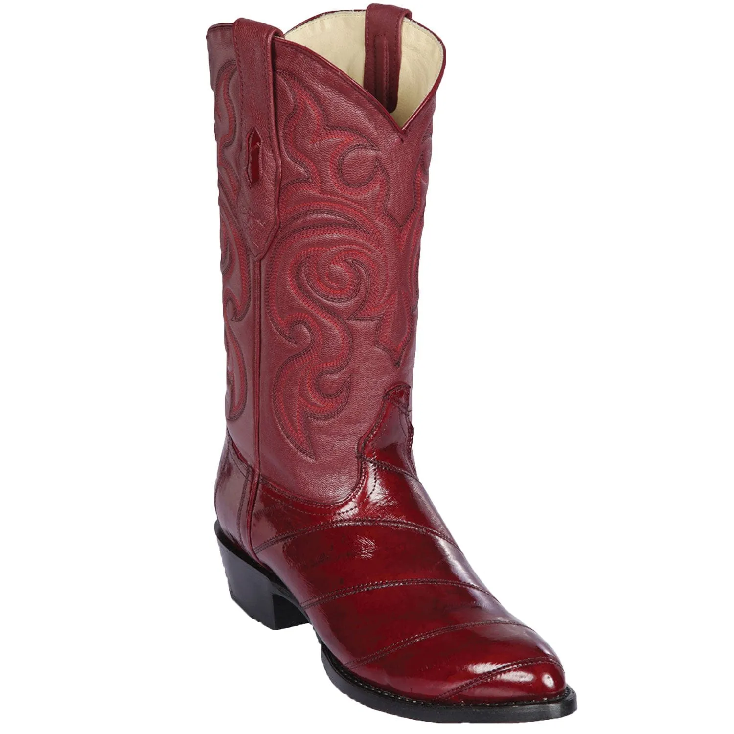 Men's Los Altos Eel Skin Medium Round Toe Boots 6008