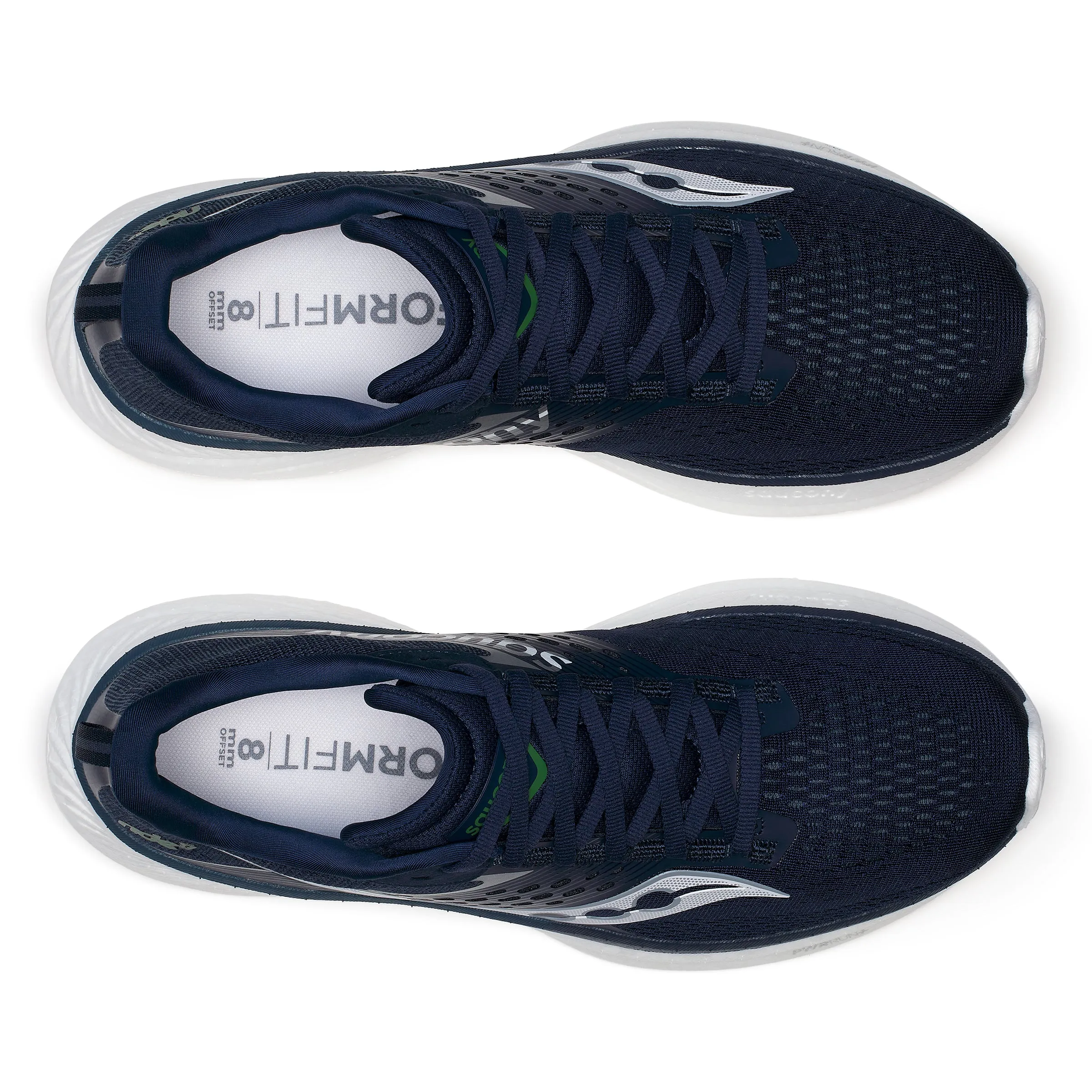 Men's Saucony Ride 17 Navy/Gum Trainers