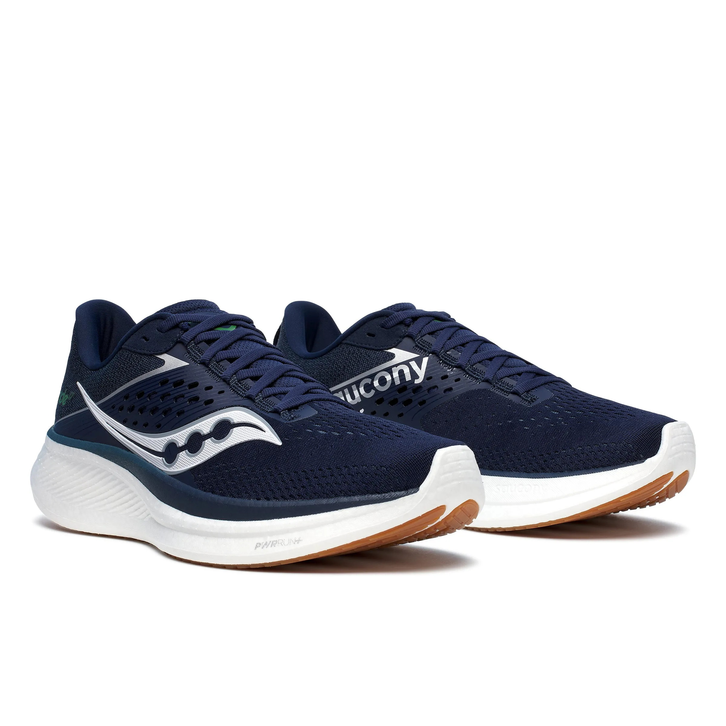 Men's Saucony Ride 17 Navy/Gum Trainers