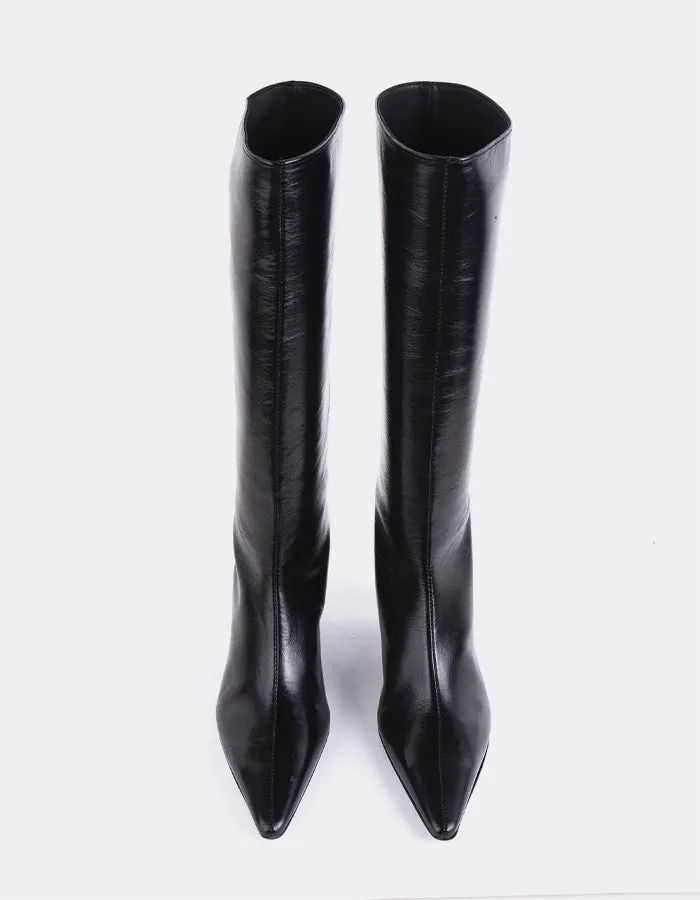 Merit Black Leather