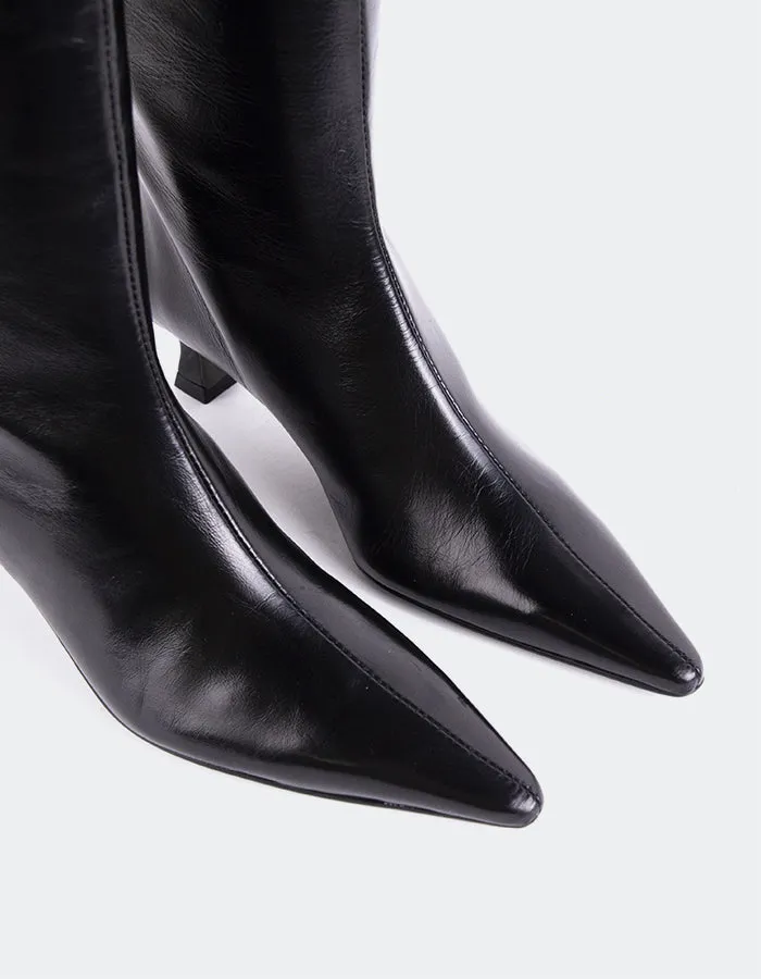 Merit Black Leather