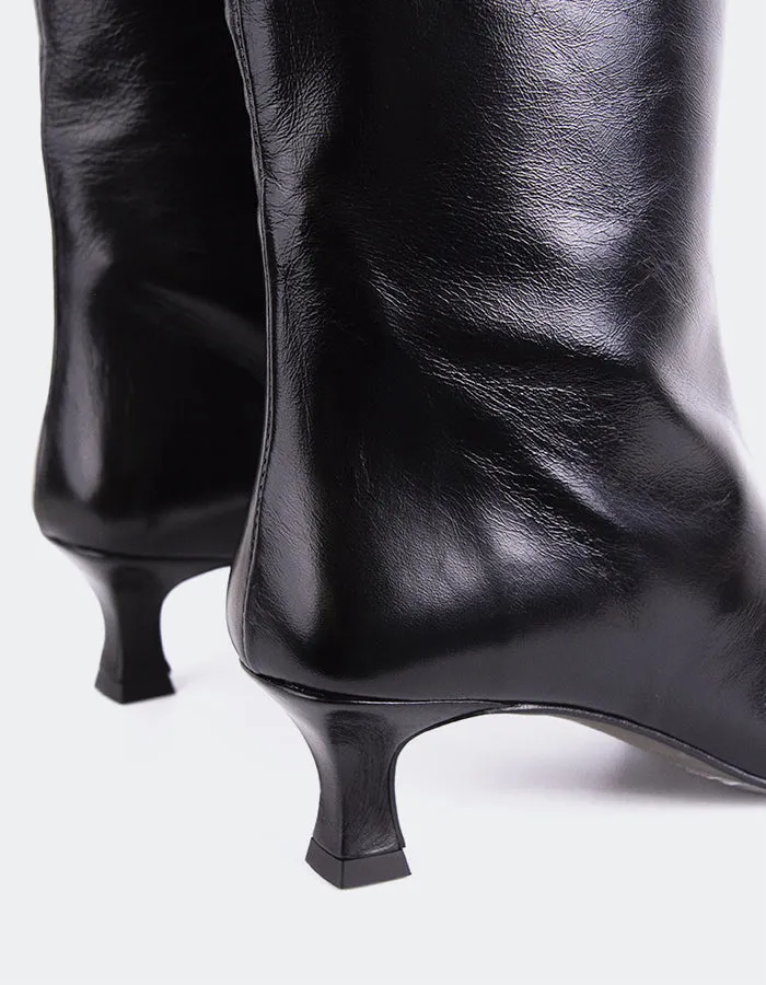 Merit Black Leather
