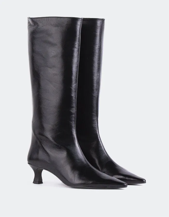 Merit Black Leather